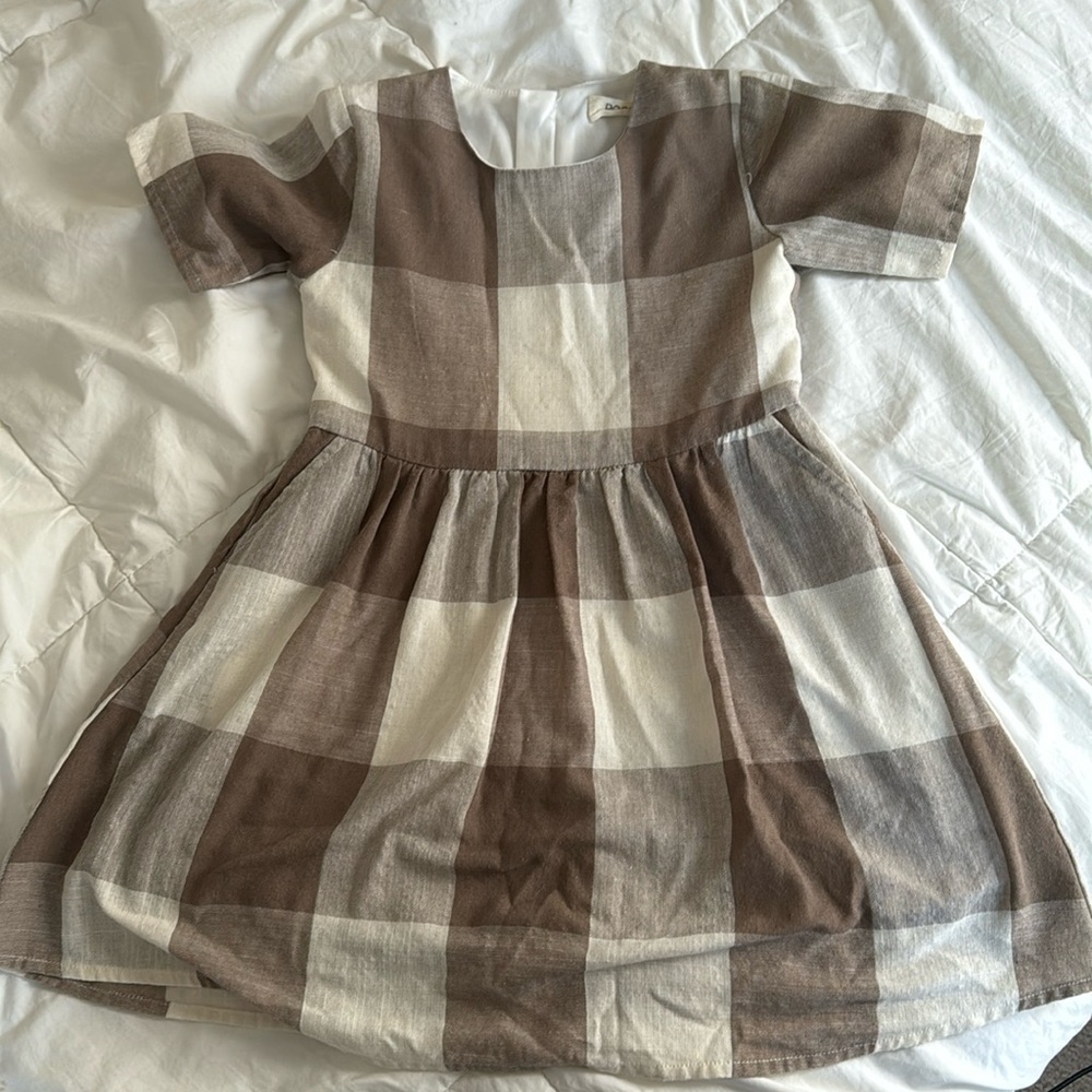 Roolee Kids Buffalo Check Dress